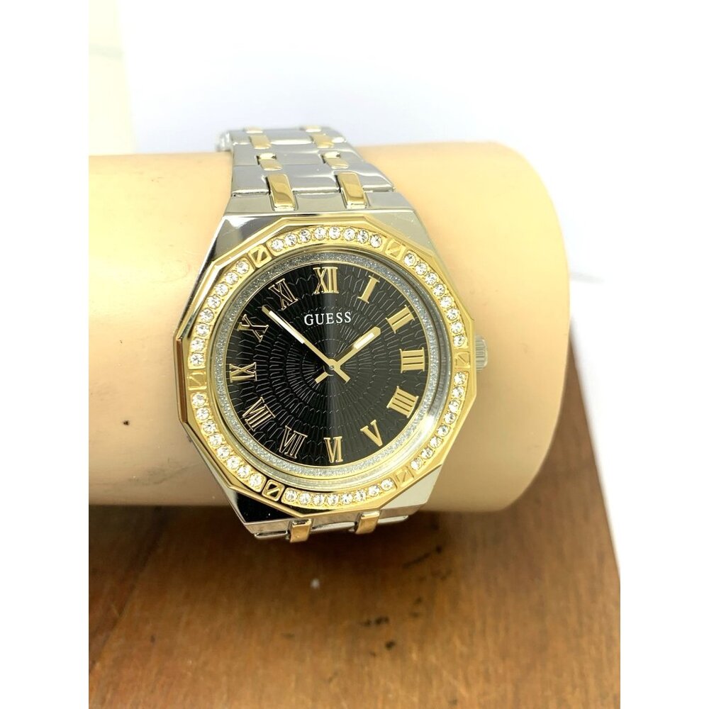 Guess Womens Watch GW0770L4 Quartz Black Dial Gemmed 2-Tone Stainless Steel 36mm - Picture 11 of 14